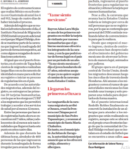 llegan migrantes milenio