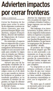 Advierten impactos por cerrar fronteras