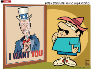 Biden defiende alivio migratorio