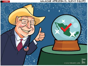 Salazar aprueba al nuevo equipo