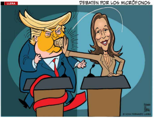 Debaten por los micrófonos