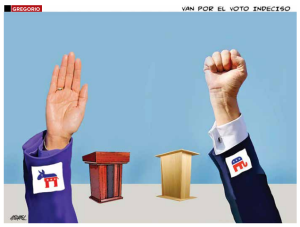 Van por el voto indeciso