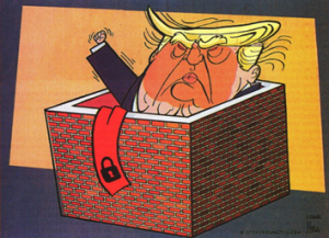 Sigue prometiendo su muro