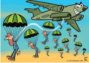 Aviones militares deportan migrantes