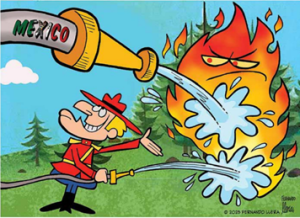 Mexicanos ayudan a Canadá